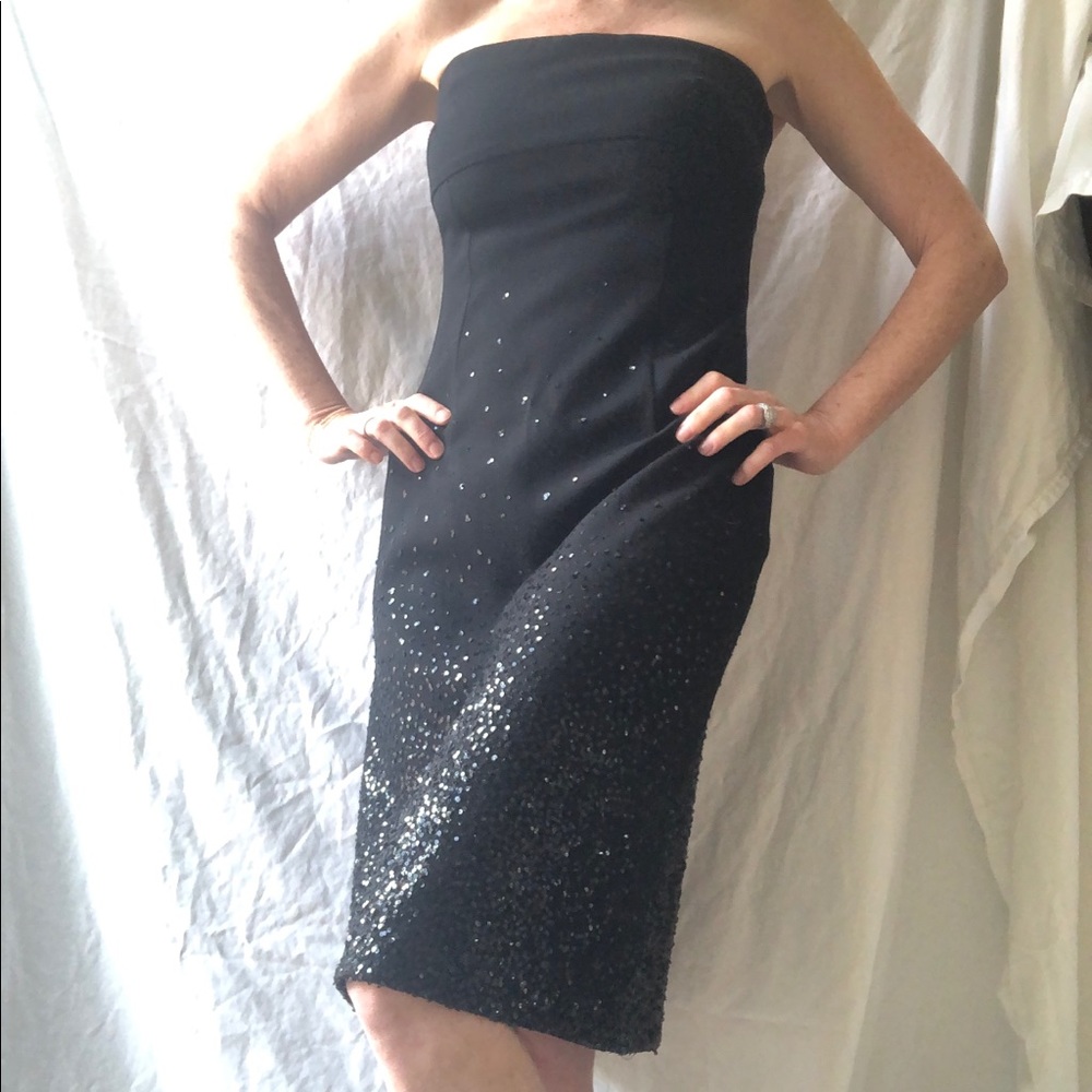 RUTH black cocktail dress from Anthropologie